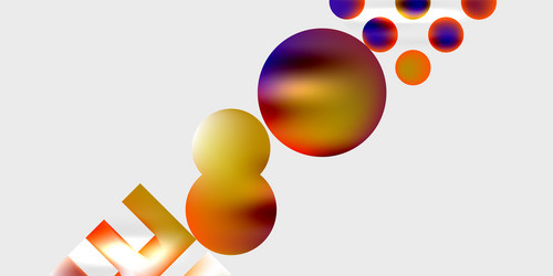 triangles circles squares rectangles design vector image