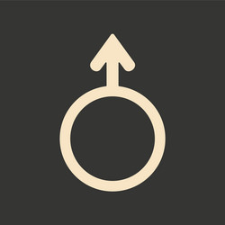 flat with shadow icon and mobile application vector image