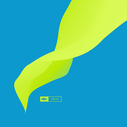 3d wavy background dynamic effect design template vector image