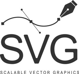 Scalable graphics format svg responsive vector