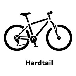 Simple bicycle icon displayed prominently Vector Image