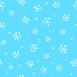 Winter Snowflake Pattern vector image