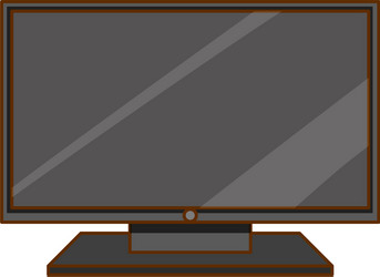 television on white background vector