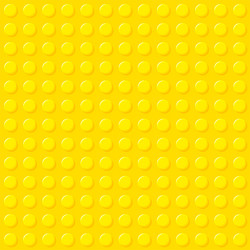 block yellow plastic toys seamless pattern vector