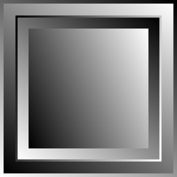 overlapping squares blocks grayscale vector