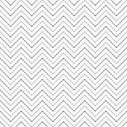 Abstract seamless pattern dotted zigzag lines vector