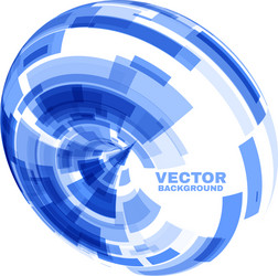 Abstract Tech Curve Background vector image