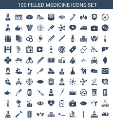 Medicine icons vector