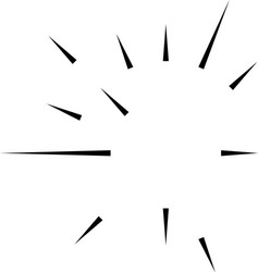 radial radiating lines abstract burst element vector image