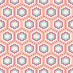 seamless geometric abstract pattern of colorful vector image
