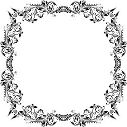 Beautiful filigree frame Royalty Free Vector Image