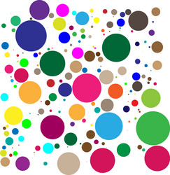 random dots circles pattern pontillist screntone vector image