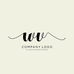 Mr initial handwriting logo with circle template Vector Image
