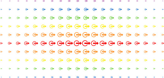 logout spectrum halftone array vector image