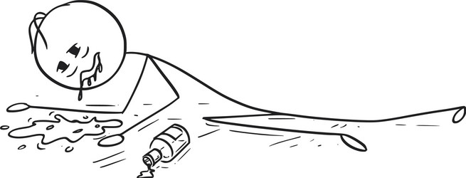 Stickman Drunk Vector Images (43)