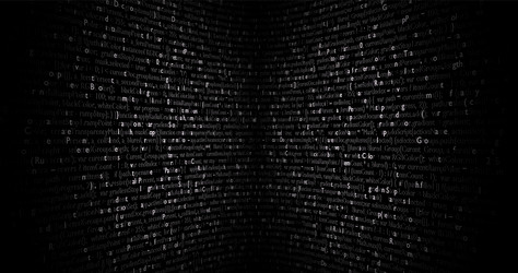 Source Code & Technology Background vector image