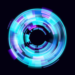 Magic circle light effects isolated vector