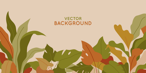 in simple flat style with copy space for text vector image