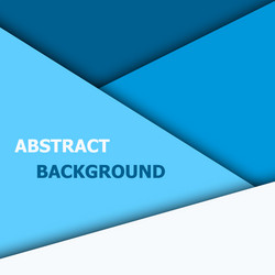 Blue overlap layer for text and background design vector