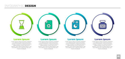 Set old hourglass document settings with graph vector