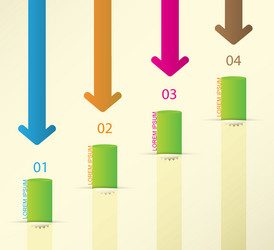 Different way infographics set vector