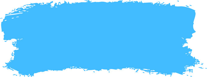 Blue paint brush stroke Royalty Free Vector Image