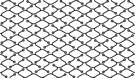 isometric seamless pattern net lines background vector image