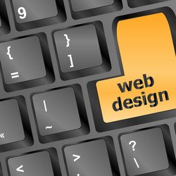 Keyboard Buttons - Web Technology vector image