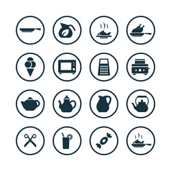 cooking icons universal set Vector Image