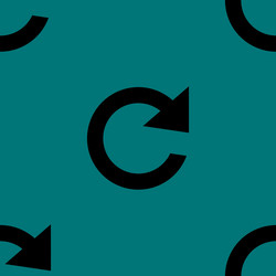 arrow update web icon flat design seamless pattern vector image