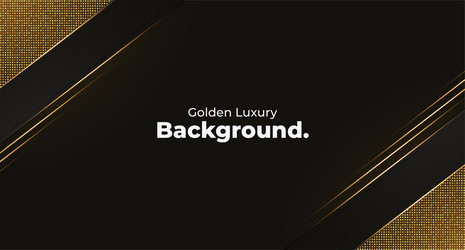 Golden luxury background template with geometric vector