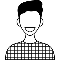 man line avatar icon vector