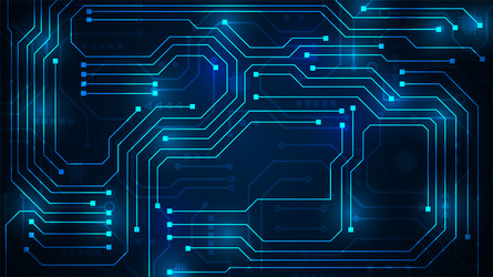 technology background with hi-tech digital data vector image
