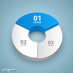 3D Data Chart - Information Display vector