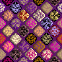 geometric seamless pattern a cubes in low poly vector