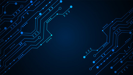 Technology background with hi-tech digital data vector