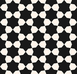 Monochrome seamless texture geometric pattern vector