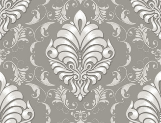 damask seamless pattern element classical vector image