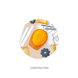 engineering and architecture vector image