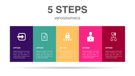 access document password user intranet icons vector image