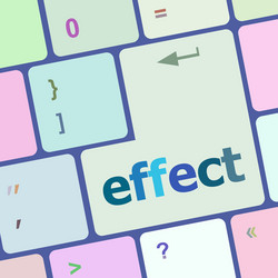 computer keyboard with key online internet vector image