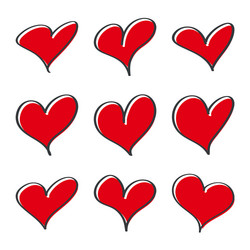 modern heart Vector Image