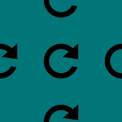arrow update web icon flat design seamless pattern vector image