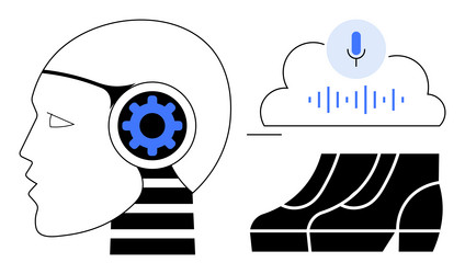 artificial intelligence integrating cognitive vector image