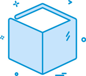 Cube icon design vector