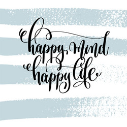 Lettering mind body spirit Royalty Free Vector Image