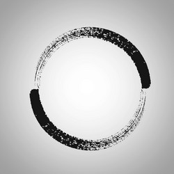 Grunge brush strokes frame Royalty Free Vector Image