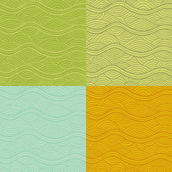 abstract seamless patterns set vector image