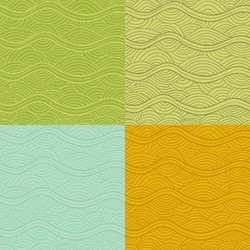 Abstract seamless patterns set vector