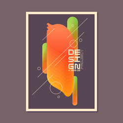 a template to use in your design composition vector image